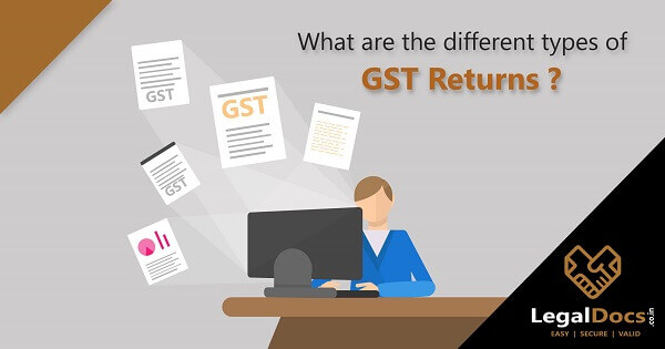 ஜிஎஸ்டி ரிட்டர்ன்ஸ் (GSTR): ஜிஎஸ்டி ரிட்டர்ன்ஸ் வகைகள் - LegalDocs